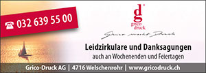 Grico Druck AG Welschenrohr | Anzeiger TGO