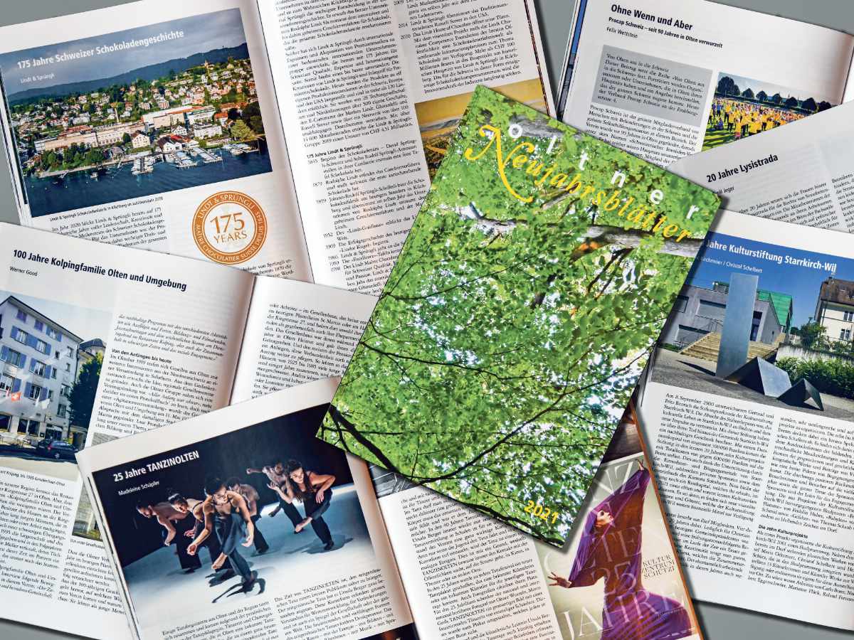 79. Ausgabe der Oltner Neujahrsblätter / Anzeiger Thal Gäu Olten
