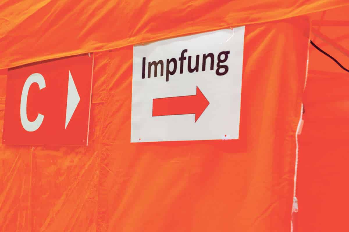 Impfzentrum in der Stadthalle Olten / Anzeiger Thal Gäu Olten