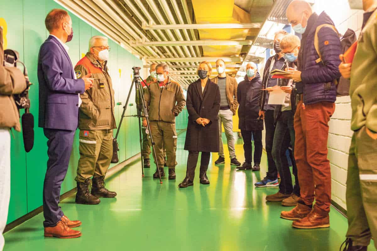 Impfzentrum in der Stadthalle Olten / Anzeiger Thal Gäu Olten