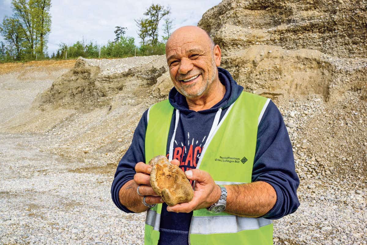 Knochenfund Kiesgrupe Härkingen / Anzeiger Thal Gäu Olten