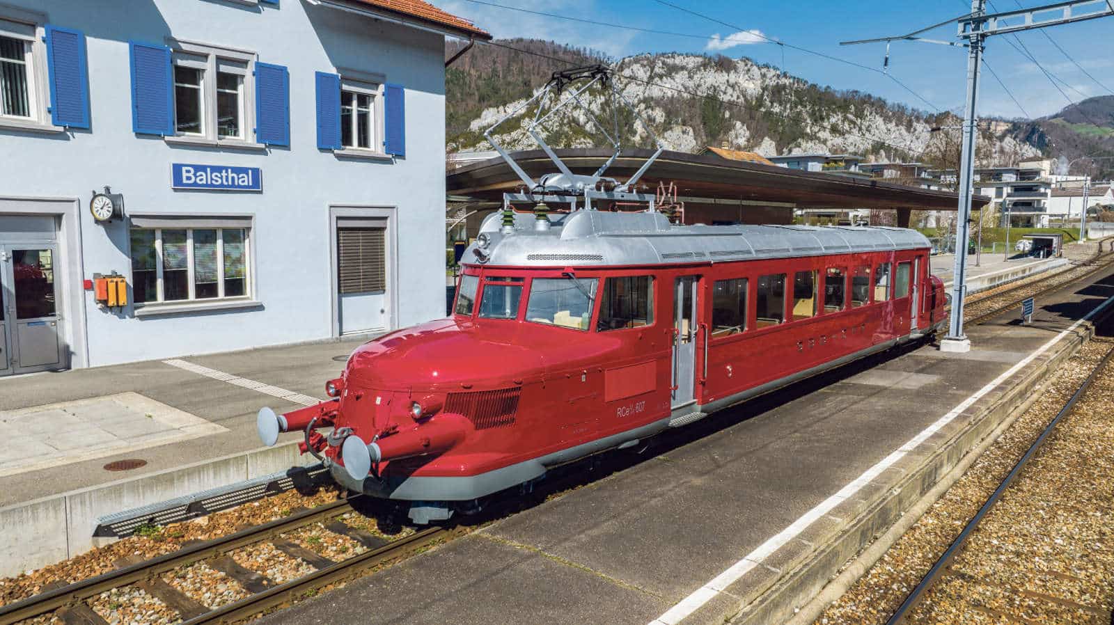 Rote Pfeil Oensingen-Balsthal-Bahn / Anzeiger Thal Gäu Olten