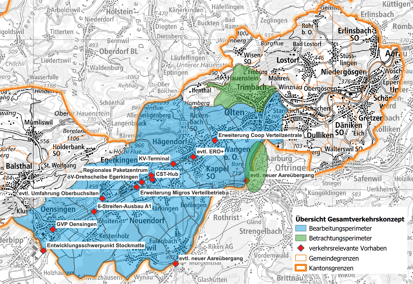 Gesamtverkehrskonzept / Anzeiger Thal Gäu Olten