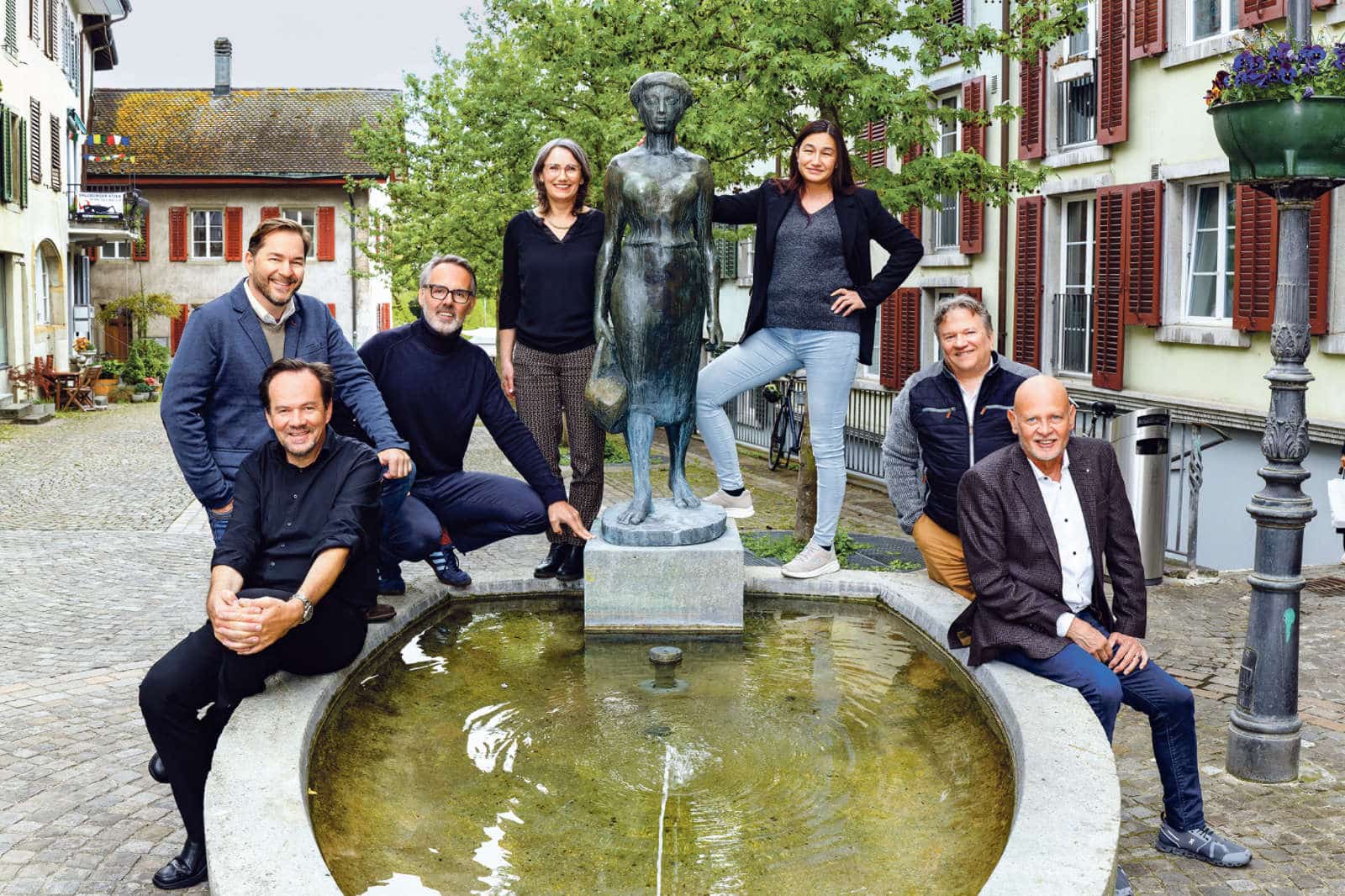 Gruppe im Graben / Anzeiger Thal Gäu Olten