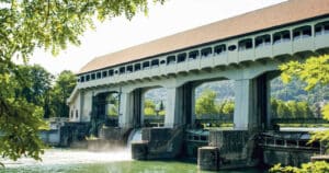 Historisches Stauwehr in Winznau/ Anzeiger Thal Gäu Olten