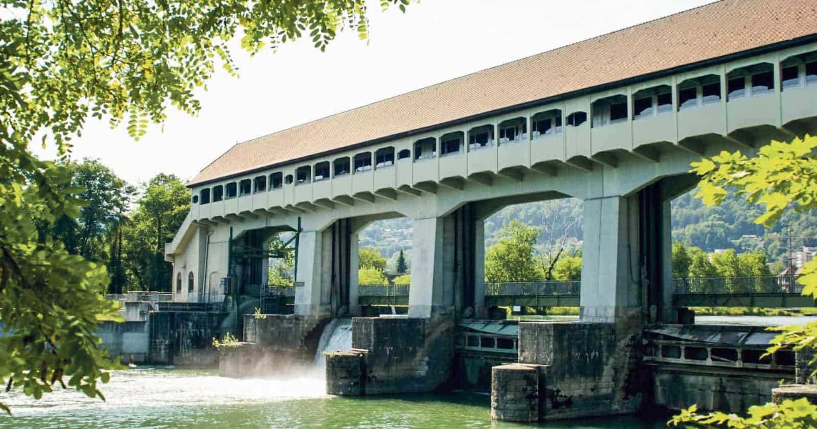 Historisches Stauwehr in Winznau/ Anzeiger Thal Gäu Olten