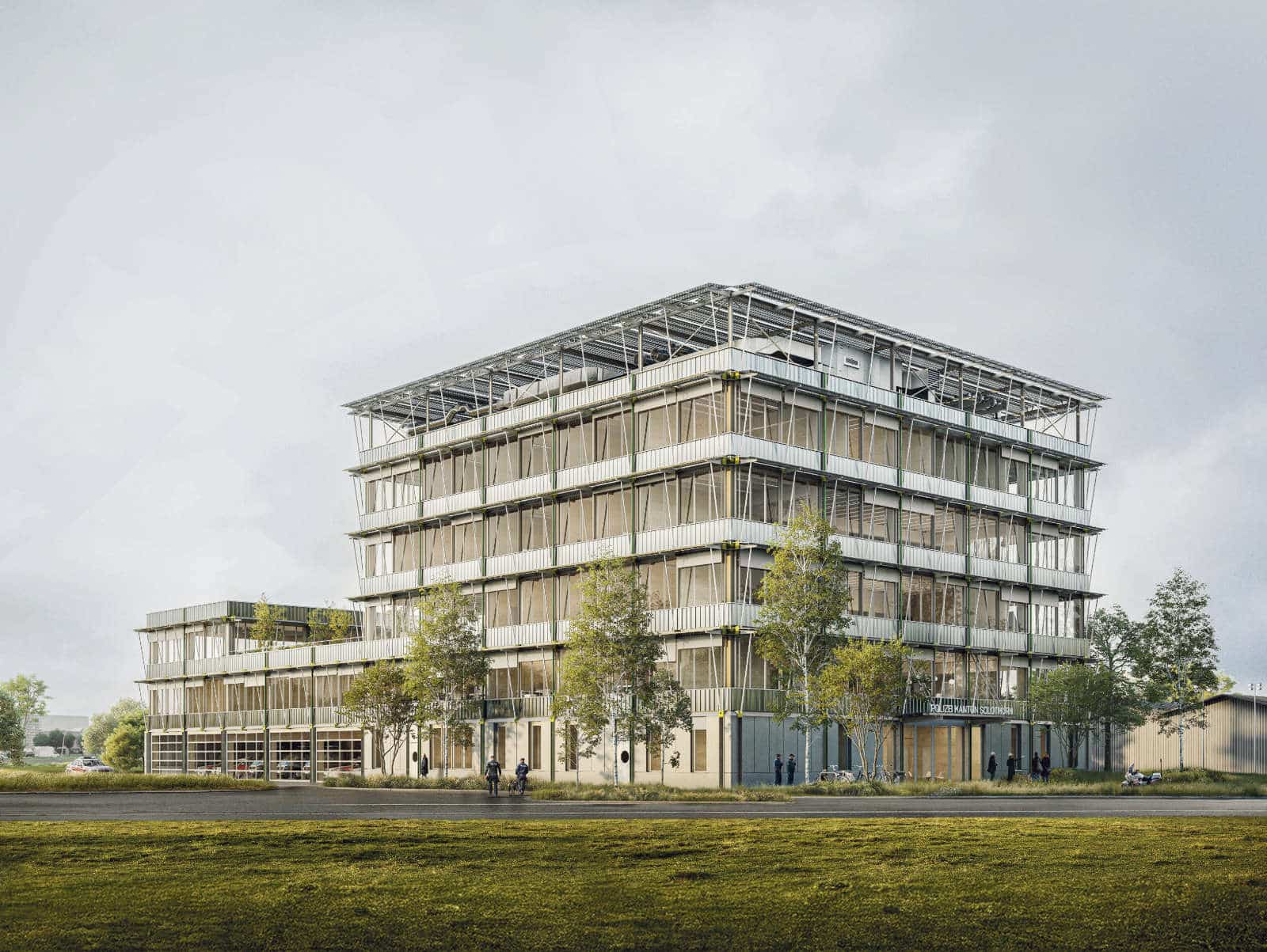 Neubau Polizei- und Ausbildungszentrum Oensingen / Anzeiger Thal Gäu Olten