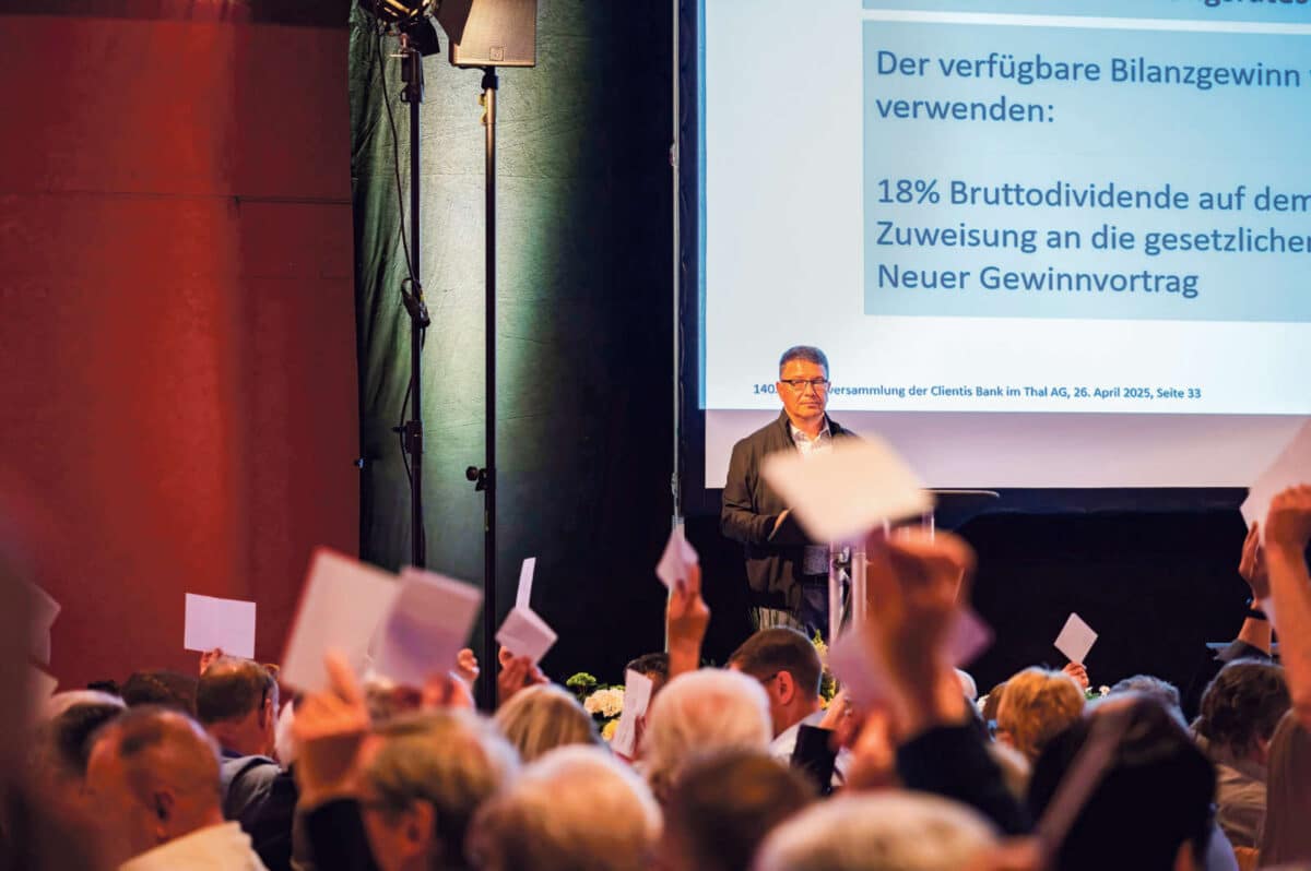 140. Generalversammlung der Clientis Bank im Thal AG / Anzeiger Thal Gäu Olten