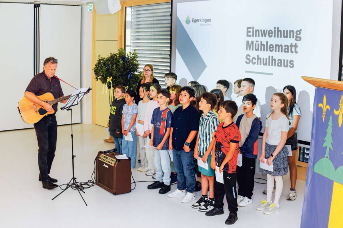 Eröffnung Schulhaus Mühlematt Egerkingen / Anzeiger Thal Gäu Olten