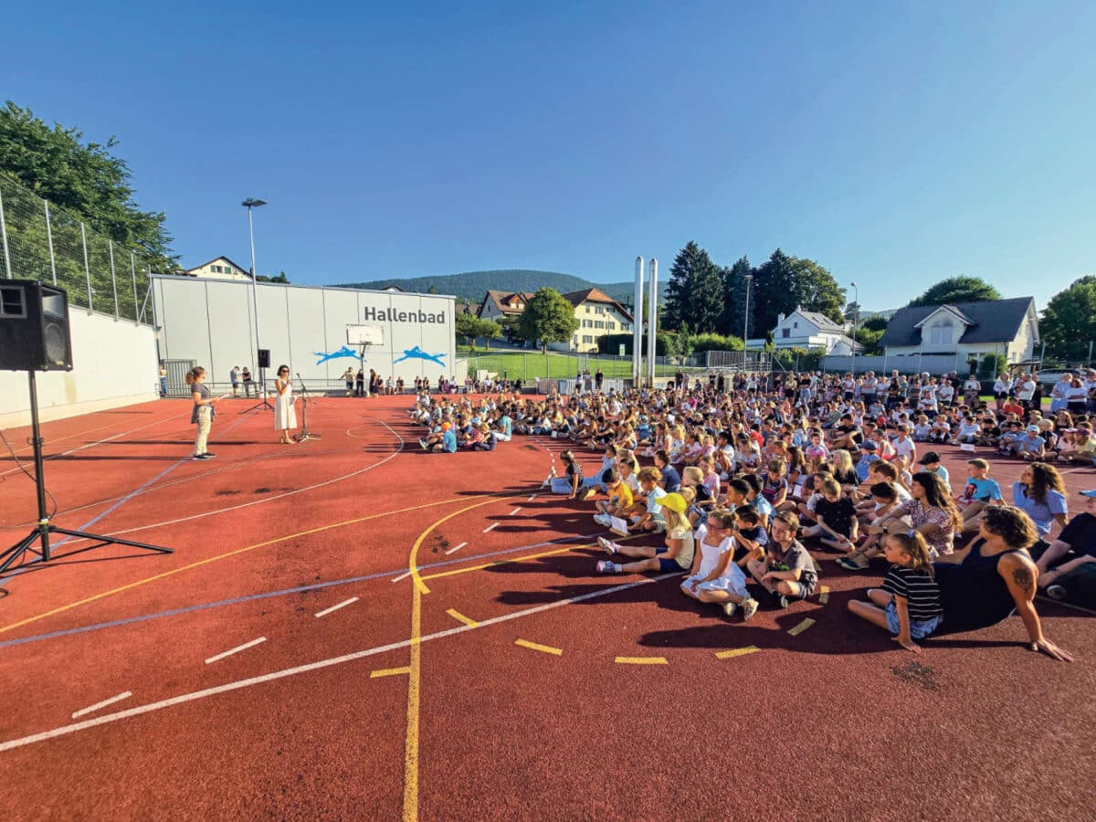 Erstklässler Primarschule Hägendorf / Anzeiger Thal Gäu Olten