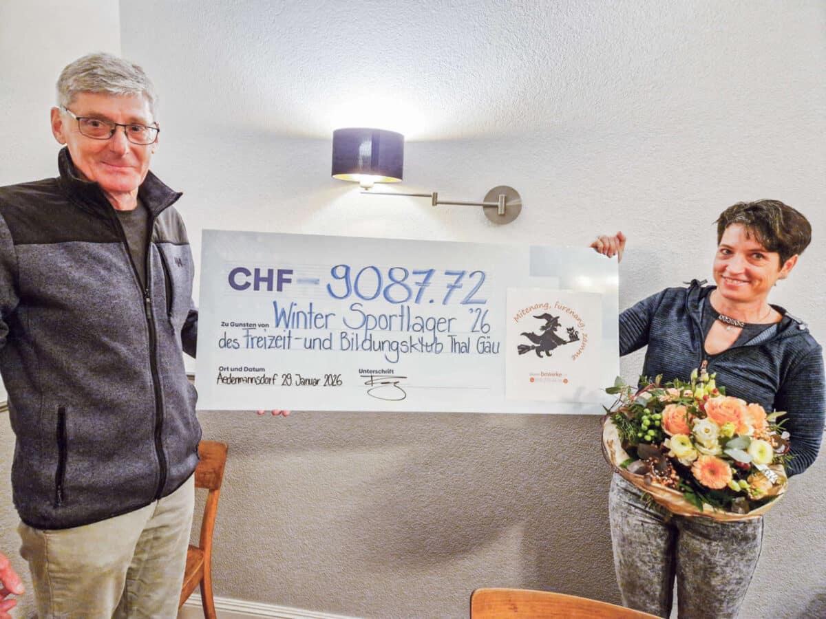 Spendenaktion «Mitenang, fürenang, zämme» / Anzeiger Thal Gäu Olten