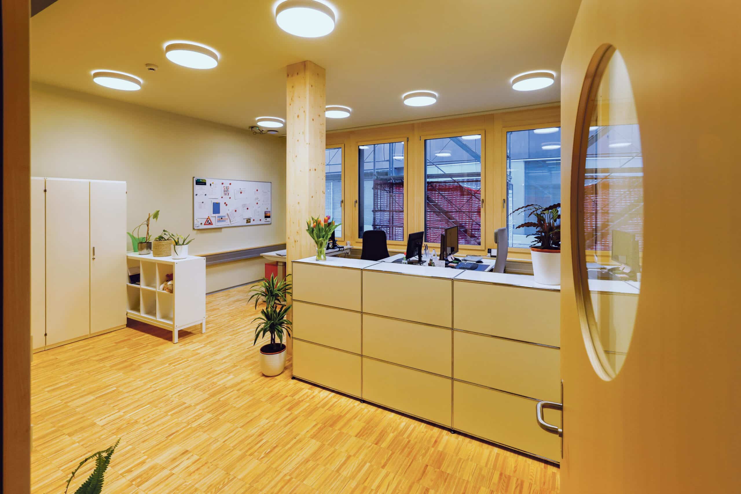 Für das Heilpädagogische Schulzentrum wurden zusätzliche Schul- und Büroräume geschaffen.