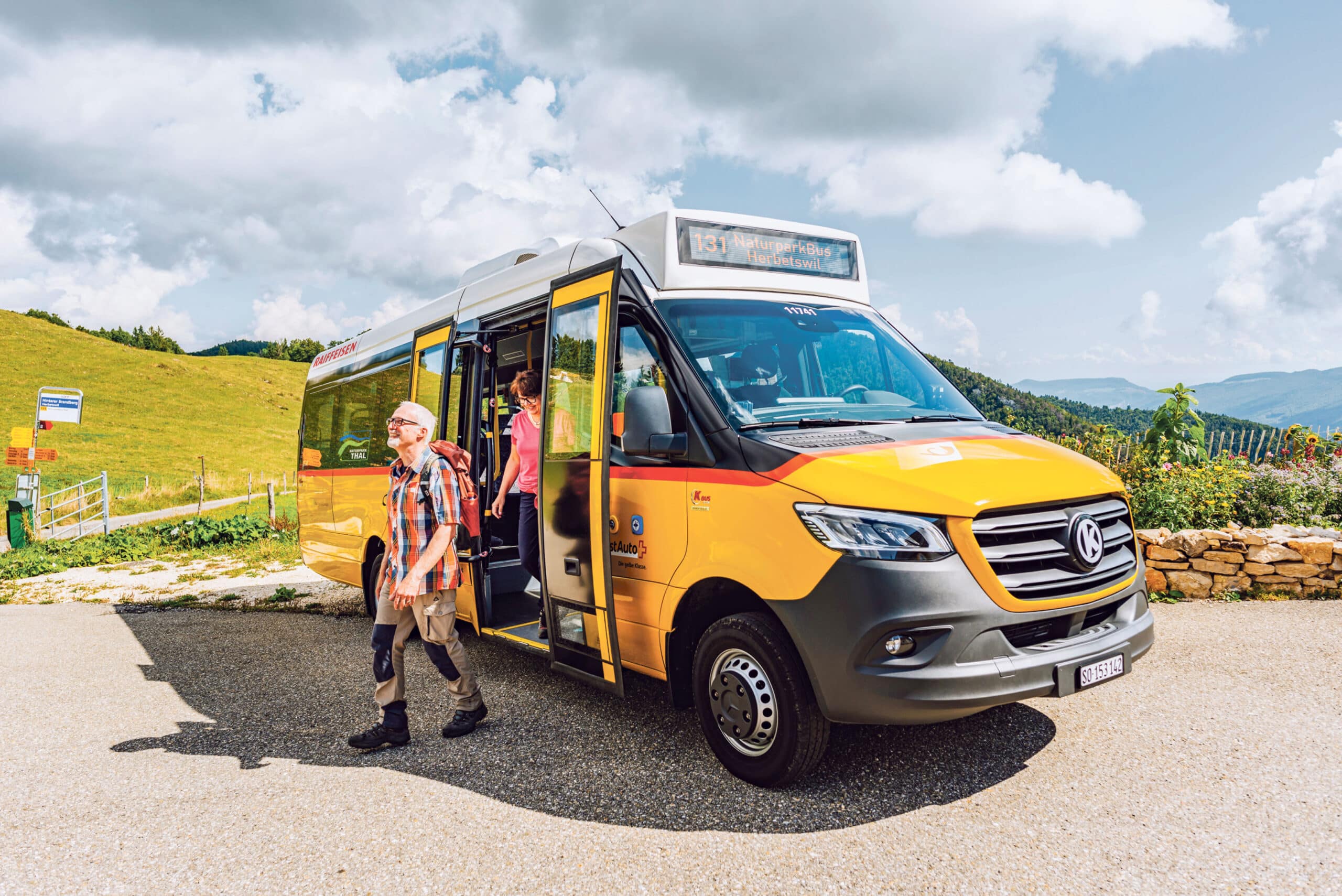 Ein Angebot, das an Beliebtheit stetig zunimmt: der NaturparkBus im Thal.