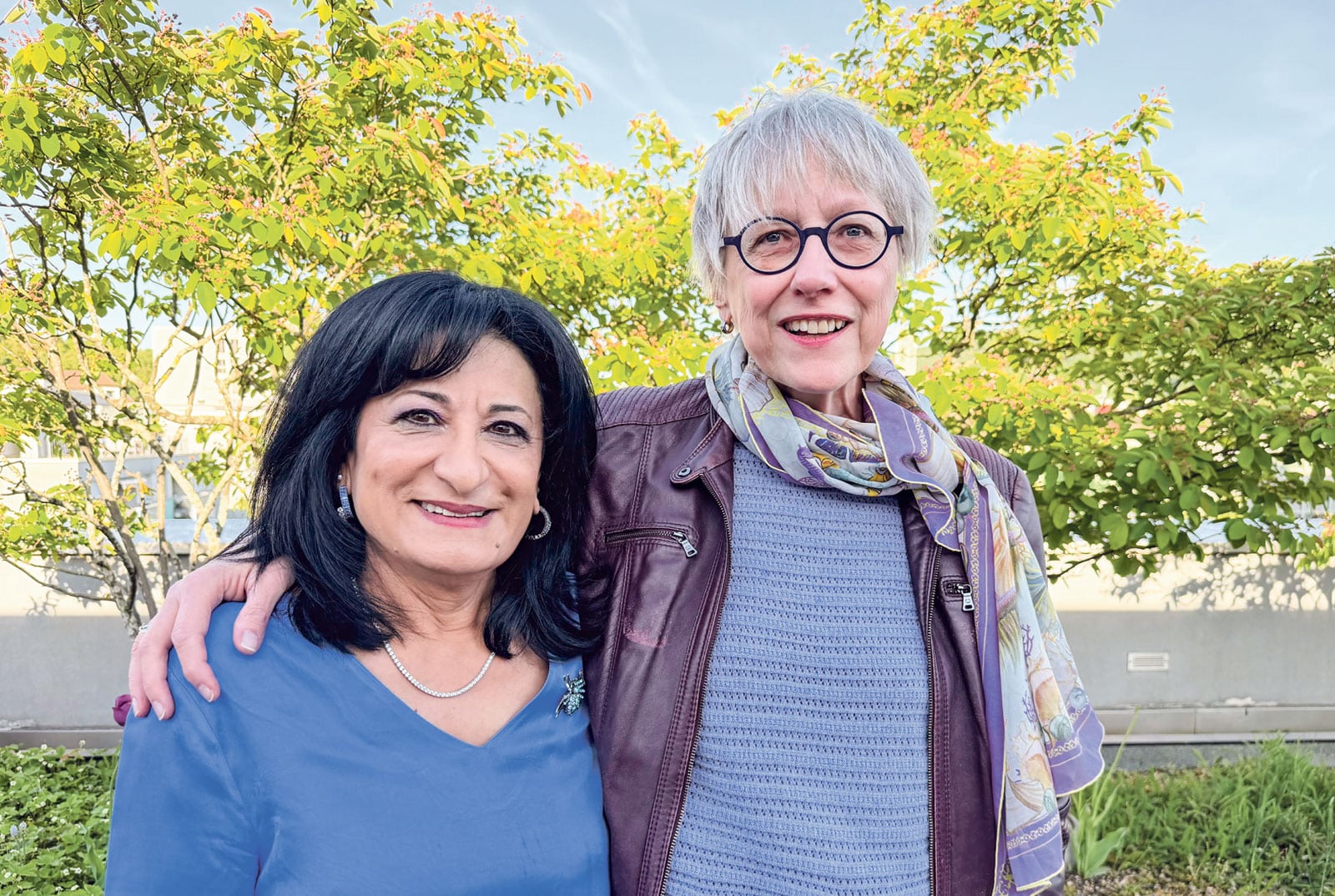 Sandra Näf-Frei (rechts) und ihre Nachfolgerin als insieme-Präsidentin, Fadime Graf
