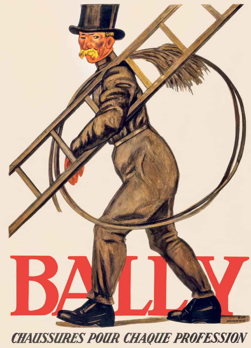 Bally Reklameplakat aus dem Jahr 1926,
entworfen von Emil Cardinaux.