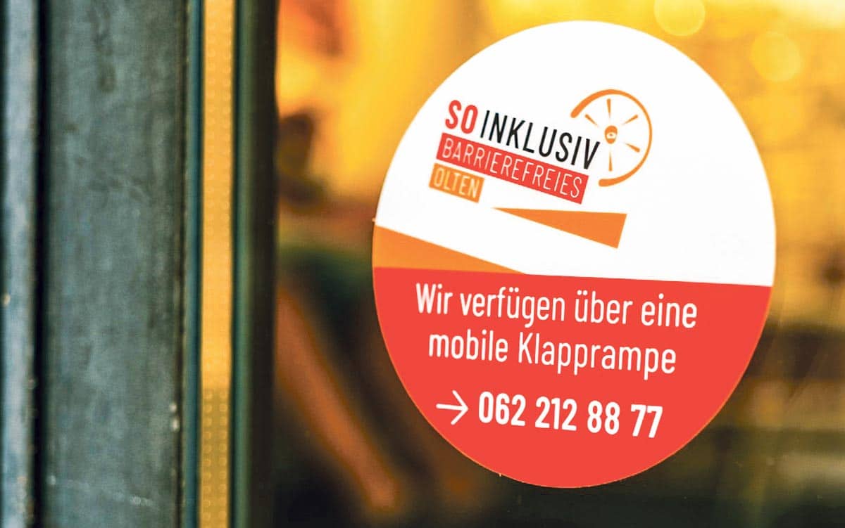 SO-Inklusiv Klapprampen Kleber