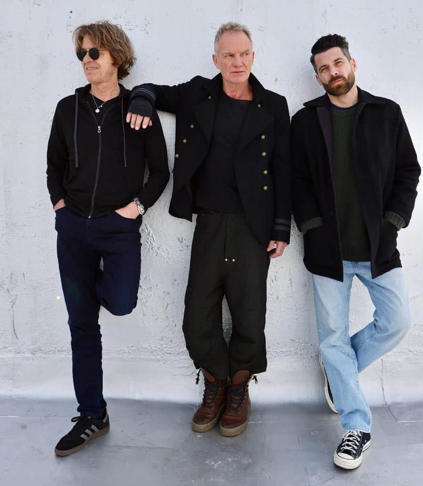 Sting (Mitte) wird im Gäu mit Dominic Miller und Chris Maas auf der Bühne stehen.