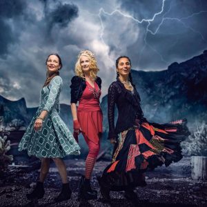 Die «Rote Zora» (von links): Barbara Berger, Christine Lauterburg und Nathalie Huber.