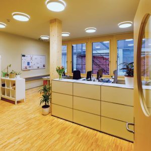 Für das Heilpädagogische Schulzentrum wurden zusätzliche Schul- und Büroräume geschaffen.